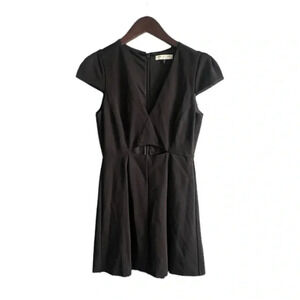 Halston Heritage Black Cocktail  Dress with Cutout - 2